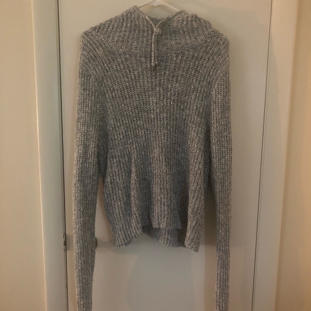 Hollister large hoodie sweater gray